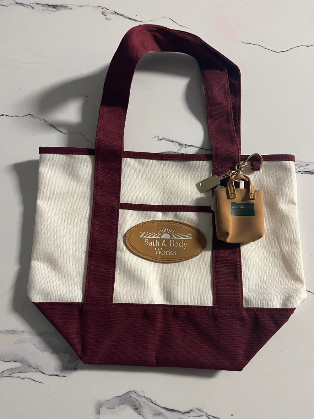 Bath And Body Works Members Exclusive Canvas Tote Bag with Pouch 2026